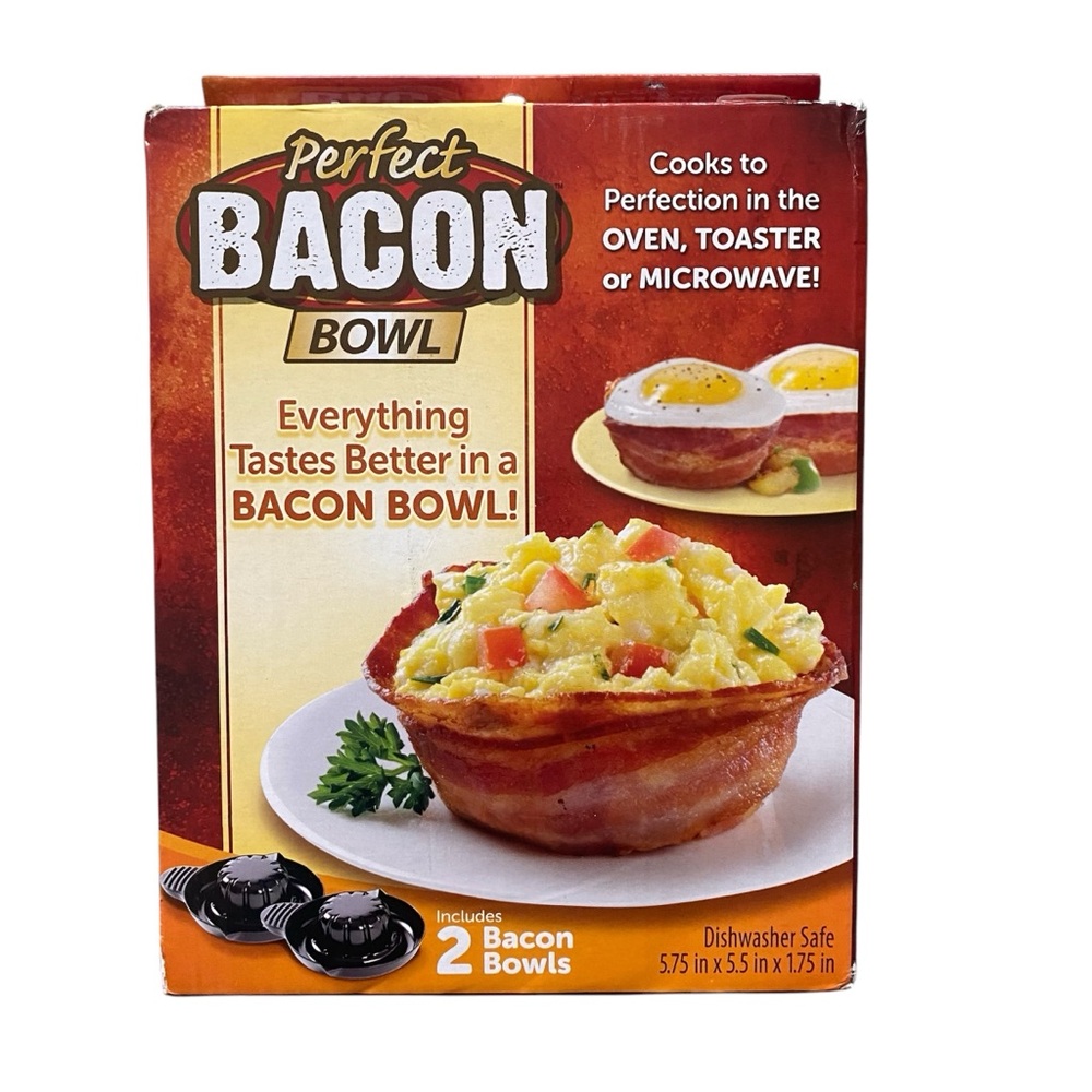 As Seen on Tv-Perfect Bacon Bowl Set-OPEN BOX